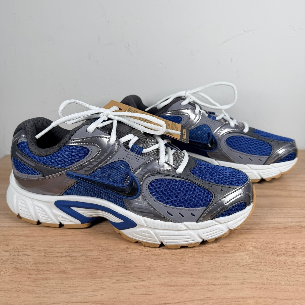 Nike V5 RNR Unisex Retro Runner Blue Silver M 8.5 / W 10 HJ5228 Dad Shoe Y2K